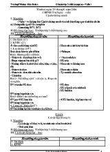 Giáo án chất lượng cao tuần 1 lớp 3 - Năm học 2016-2017 - Trường Tiểu học Hòa Bình